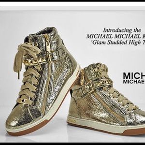 Michael Kors Gold High Tops